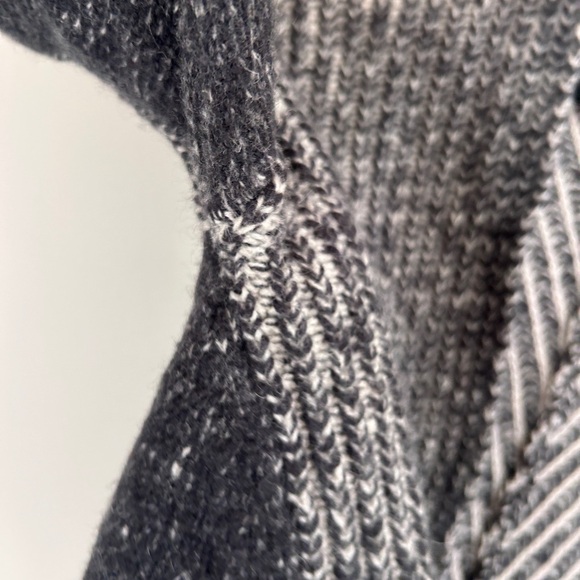 GAP Lambswool Chunky Knit Boxy Open Cardigan Layering Sweater Parisian Boho | XS - Picture 5 of 12